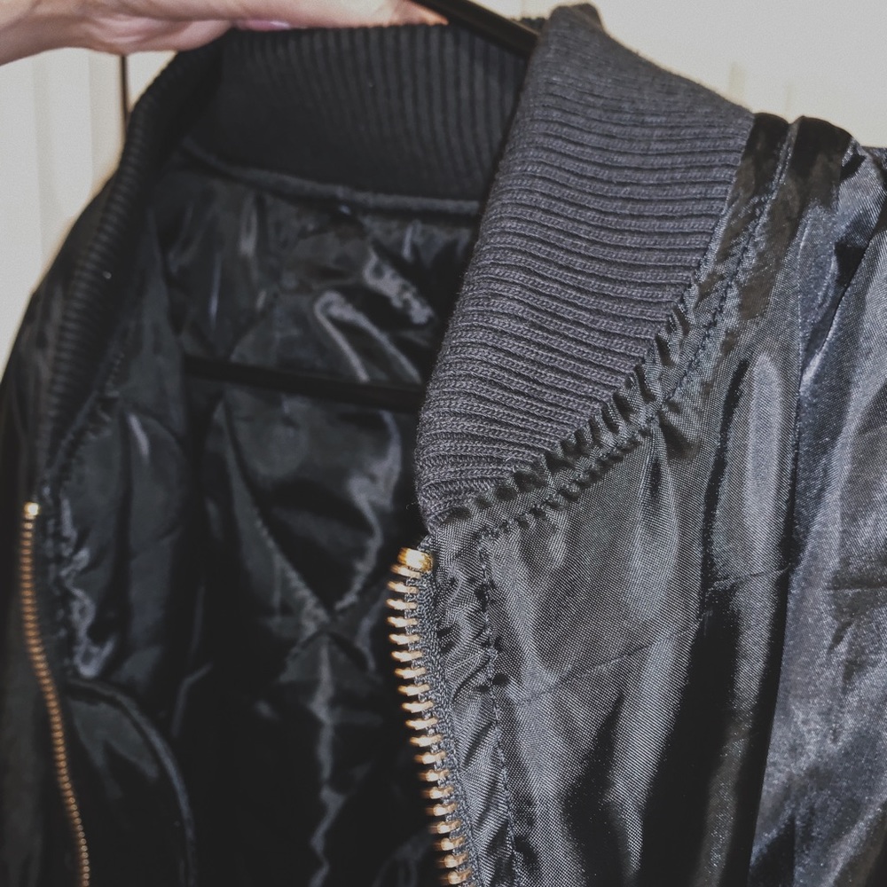 Black Bomber Jacket